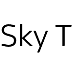 Sky Text