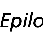 Epilogue