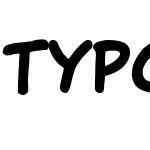 TypoPRO Komika Hand