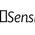 Sensibility-LightItalic