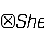 ☞Shentox-RegularItalic