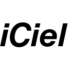 iCiel Helvetica Now Text