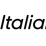 Italian Plate No1 Expanded