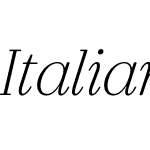 Italian Plate No4 Expanded