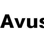 AvusW00-Bold