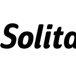 Solitas Cond Demi Italic