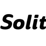 Solitas Ext Bold Italic