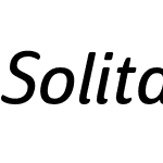 Solitas Norm Regular Italic