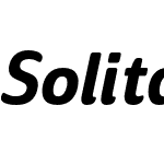 Solitas Norm Demi Italic