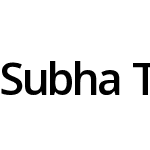 Subha Typewriter UNICODE