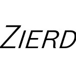 Zierde Grotesk