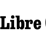 Libre Clarendon Condensed 136 Bd