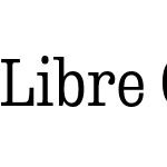 Libre Clarendon Narrow 66