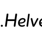 .Helvetica Neue Interface