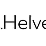 .Helvetica Light