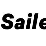 Sailec Black Italic