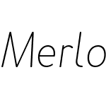 Merlo Neue