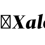 XalocSubhead-HeavyItalic