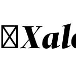 XalocDisplay-HeavyItalic