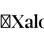 XalocDisplay-Bold