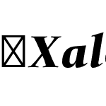 XalocCaption-HeavyItalic