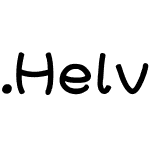 .Helvetica Neue Interface