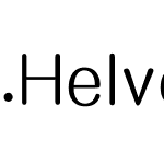 .Helvetica Light