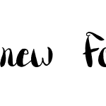 new Font