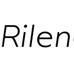 Rileno Sans