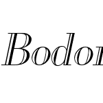 BodoniOpen