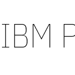 IBM Plex Sans Condensed