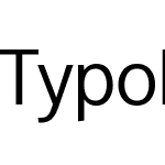 TypoPRO Oxygen