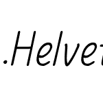 .Helvetica Neue Interface