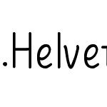 .Helvetica Neue Interface