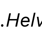 .Helvetica Neue Interface