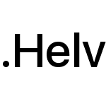 .Helvetica Neue Interface