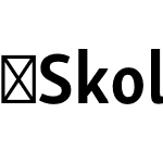 SkolarSansLatnCn-Bd