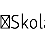 SkolarSansLatnCn-Lt