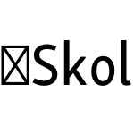 SkolarSansLatnCn-Me