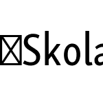 SkolarSansLatnCp-Me