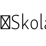 SkolarSansLatnCn-El