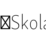 SkolarSansLatnCn-Th