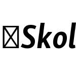 SkolarSansLatnCn-BdIt