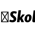 SkolarSansLatnCn-EbIt