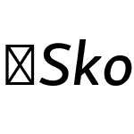 SkolarSansLatnEx-MeIt