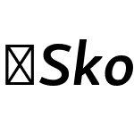 SkolarSansLatnEx-SbIt