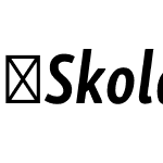 SkolarSansLatnCp-BdIt