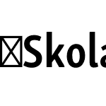 SkolarSansLatnCp-Bd