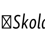 SkolarSansLatnCp-It