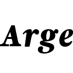 Argent CF Extra Bold